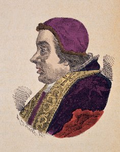 Ritratto del Papa Clemente XIII (Clemente o Clemens) (1758-1769), 1898 da Italian School